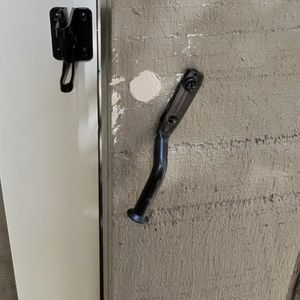 shed-plug replaced Installing maple plug in shed door for durability