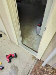 After - Fleming Island Home Left Door Before Paint