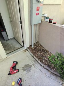 After - Fleming Island Home Right Door Before Paint